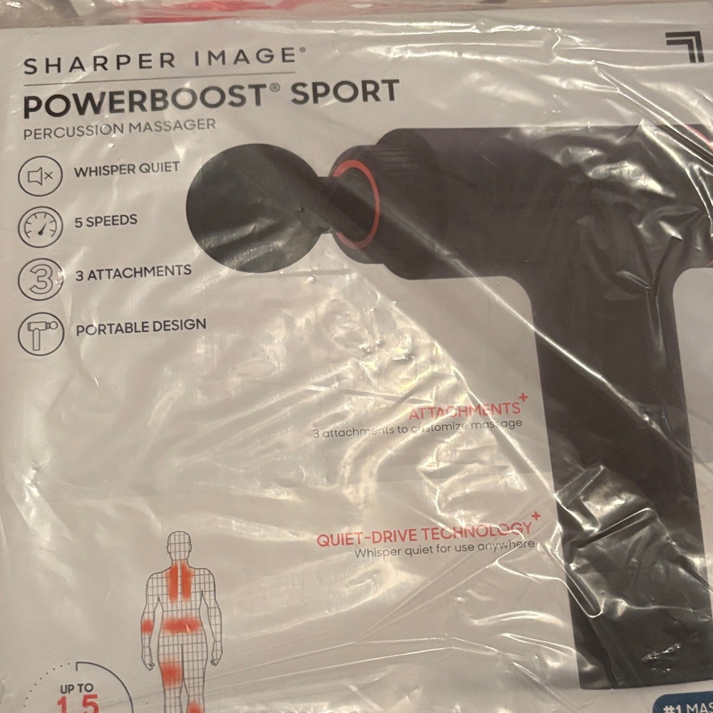 Sharper Image‎ Black Percussion Massager